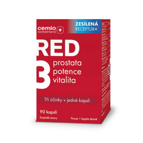 Cemio RED3 zesílená receptura - обогащенная молочная смесь 90 кап.